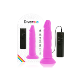 Diversia - Flexibler Vibrierender Dildo Lila 23 Cm - O - 4.3 Cm |