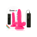 Diversia - Flexibler Vibrierender Dildo Rosa 17 Cm - O - 3.3 Cm |