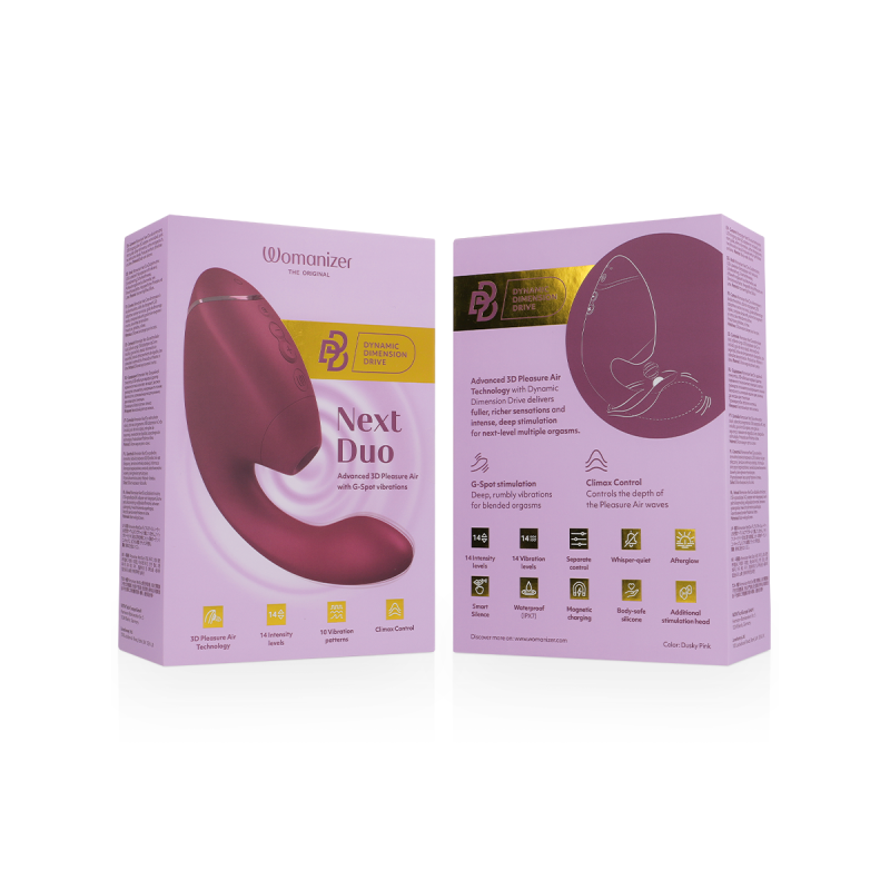 Womanizer - Duo Next Estimulador Vibrador Dual Clítoris & Punto·g