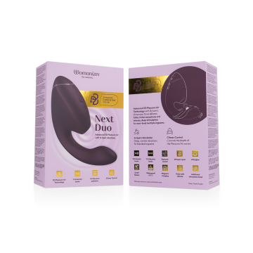 Womanizer - Duo Next Stimulateur Clitorial Et De Point G Double