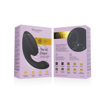 Womanizer - Duo Next Estimulador Vibrador Dual Clítoris & Punto·g