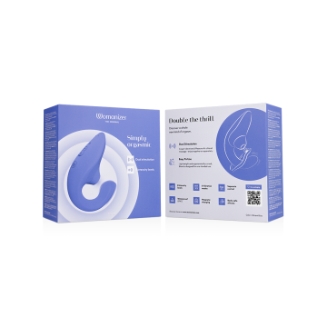 Womanizer - Blend Estimulador Vibrador Rabbit Azul | Vybes.it