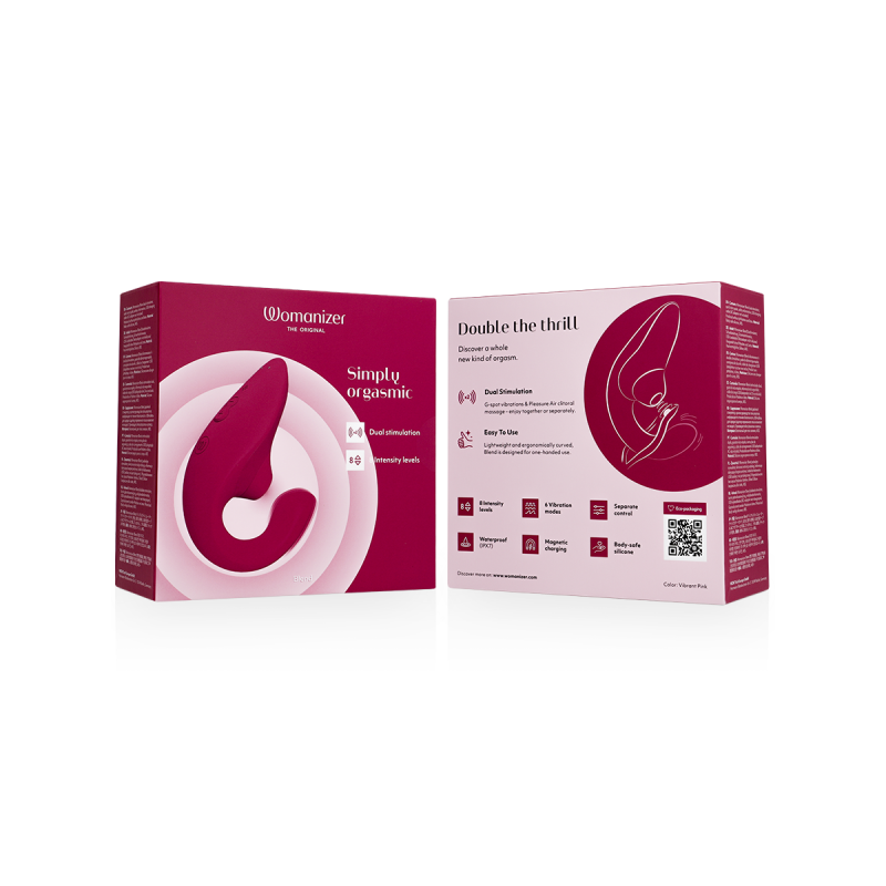 Womanizer - Vibratore Stimolatore Coniglio Blend Rosa Vibrante |