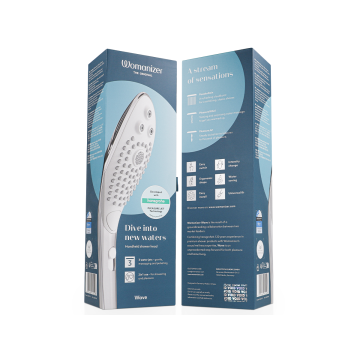 Womanizer - Wave Cabezal De Ducha Estimulador De Clitorís Plateado