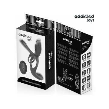 Addicted Toys - Anillo Doble Para El Pene Con Estimulador De