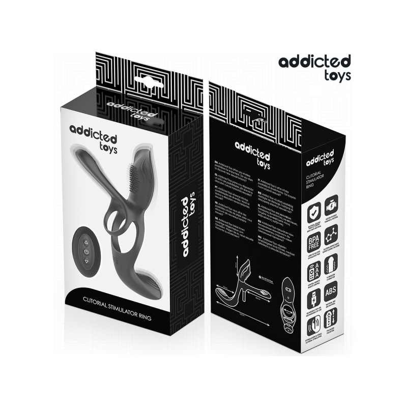 Addicted Toys - Anillo Doble Para El Pene Con Estimulador De