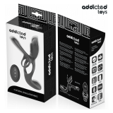 ADDICTED TOYS - ANNEAU DOUBLE PÉNIS AVEC STIMULATEUR CLITORIAL