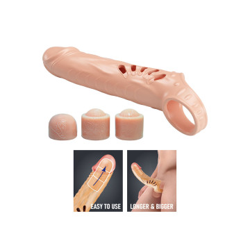 PRETTY LOVE - PENIS SLEEVE WITH EXTENDERS - FOR HIM - Cock Rings
