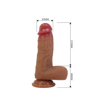 Pretty Love - Curtis Realistischer Dildo Mit Saugnapf 17,3 Cm - Ø