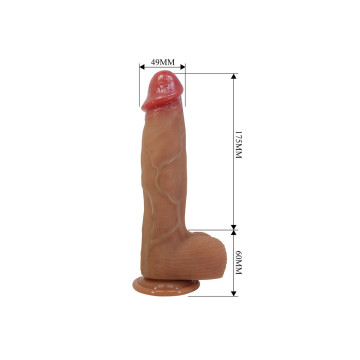 Pretty Love - Orton Realistischer Dildo Mit Saugnapf 23,5 Cm - Ø