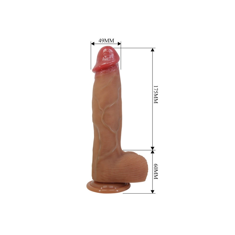 Pretty Love - Orton Realistischer Dildo Mit Saugnapf 23,5 Cm - Ø