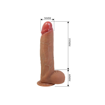 Pretty Love - Mendel Dildo Realístico Con Ventosa 25.5 Cm - Ø - 5.6