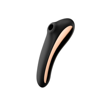 Satisfyer - Dual Kiss Estimulador Clitoris Negro | Vybes.it