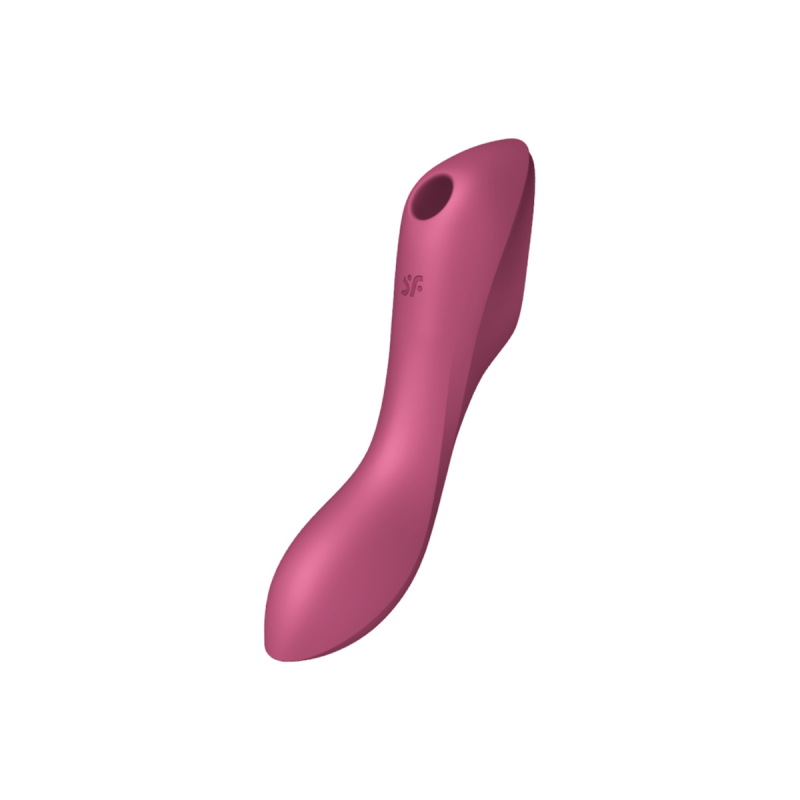 Satisfyer - Curvy Trinity 3 Estimulador Y Vibrador Rojo | Vybes.it