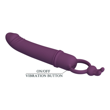 PRETTY LOVE - CORA VIBRADOR FORMA PENE CON ANILLO DE SUJECIÓN