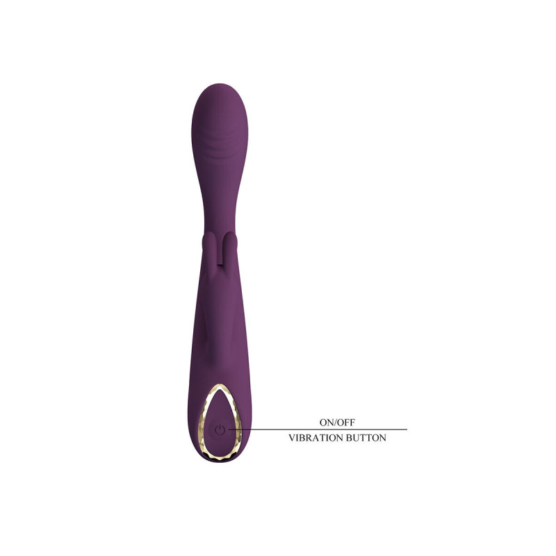 Pretty Love - Emma Vibrador Con Estimulador Rabbit Morado | Vybes.it