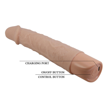 PRETTY LOVE - LEANDER VIBRADOR REALÍSTICO FLEXIBLE