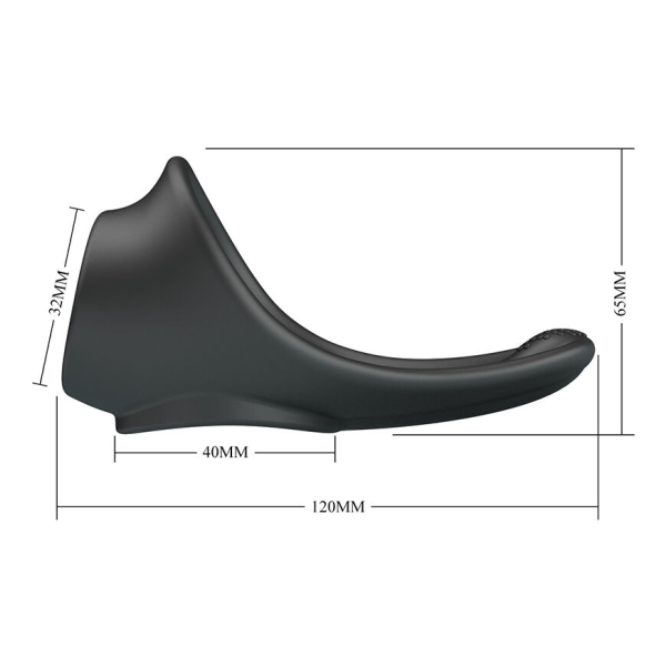 CRAZY BULL - ZADOK ANILLO ERGONÓMICO CON ESTIMULADOR DE PERINÉ