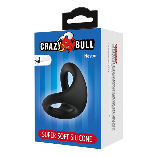 CRAZY BULL - NESTOR ANILLO ERGONÓMICO PARA PENE Y TESTÍCULOS