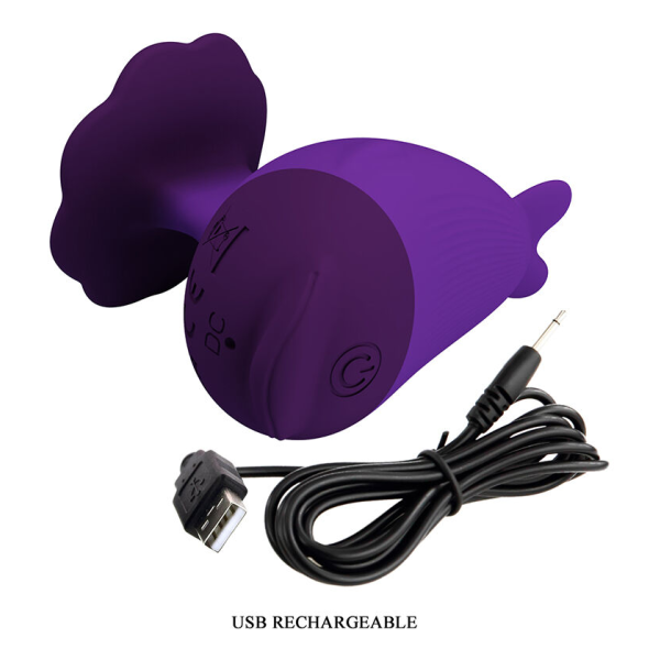 PRETTY LOVE - DOLPHIN MINI VIBRADOR CON SUJECIÓN