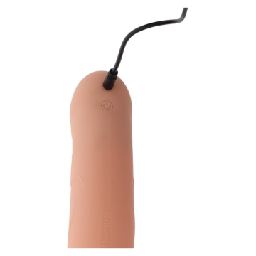 HIDDEN DESIRE - INFERNO STRAP-ON FUNDA PARA PENE CON VIBRACIÓN 18 CM