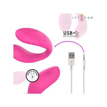 Intense - Nora Estimulador De Pinza Con Vibración Rosa | Vybes.it