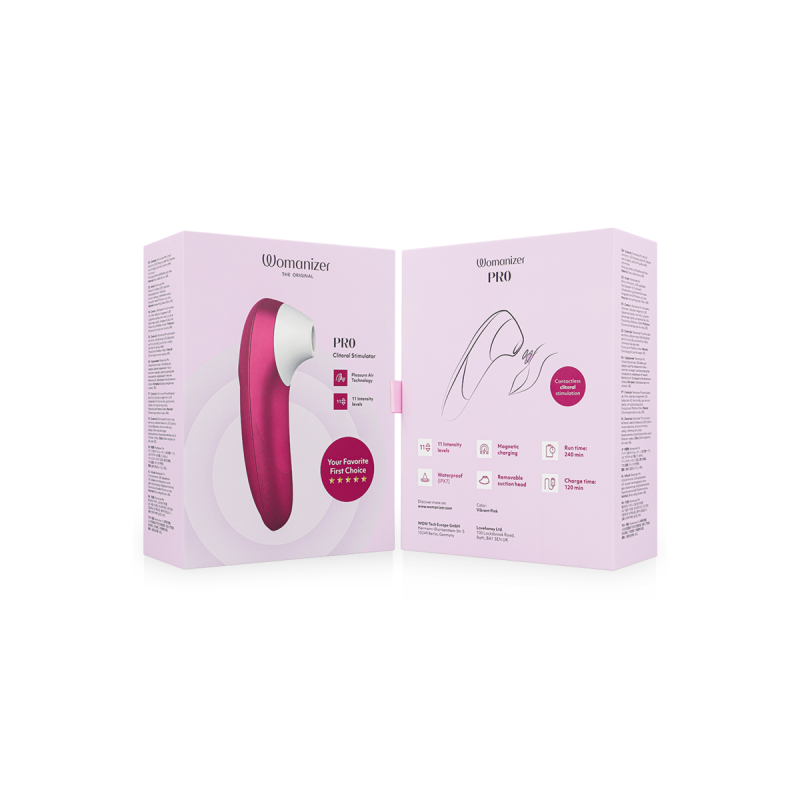 Womanizer - Pro Vibrant Estimulador De Clítoris Rosa | Vybes.it