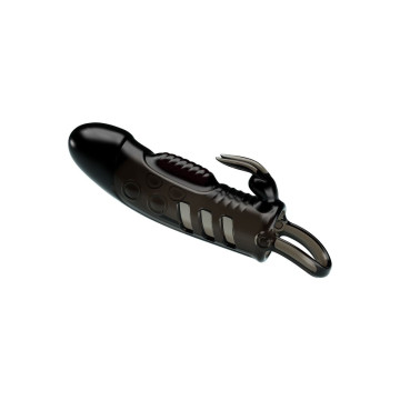 Pretty Love - Sloane Funda Pene Rabbit Negro | Vybes.it