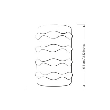 ROMP - MOSH TRANSPARENTER MÄNNERMASTURBATOR MIT 6 CM WENDBARER HÜLLE…
