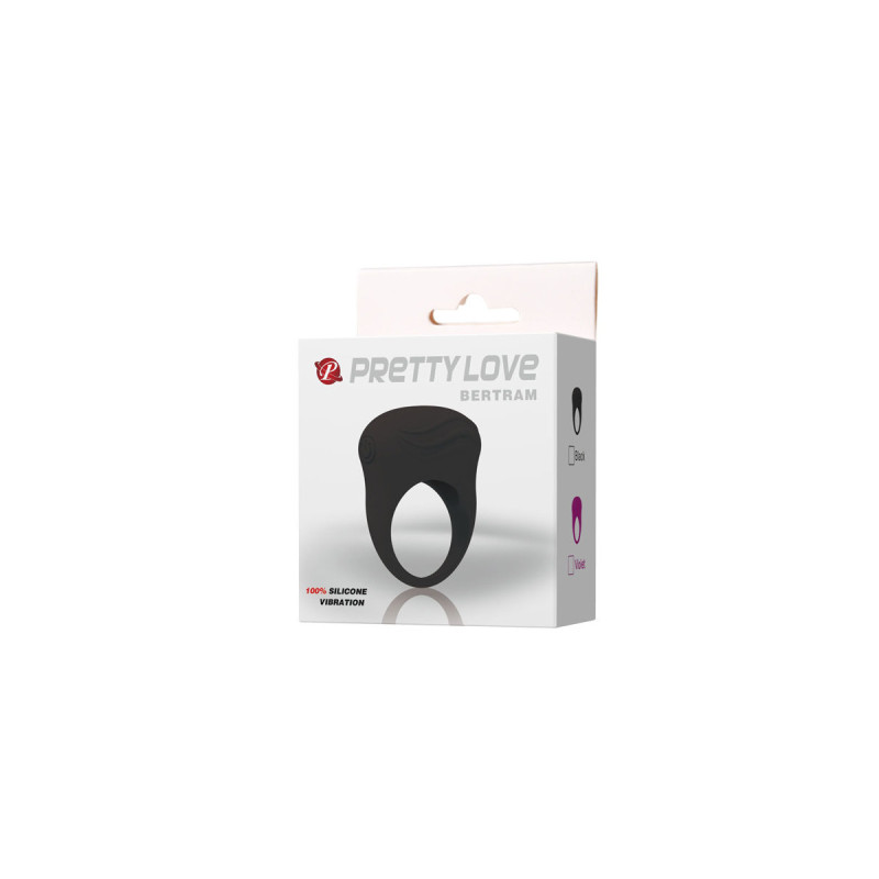 Pretty Love - Bertram Anillo Vibrador Negro | Vybes.it