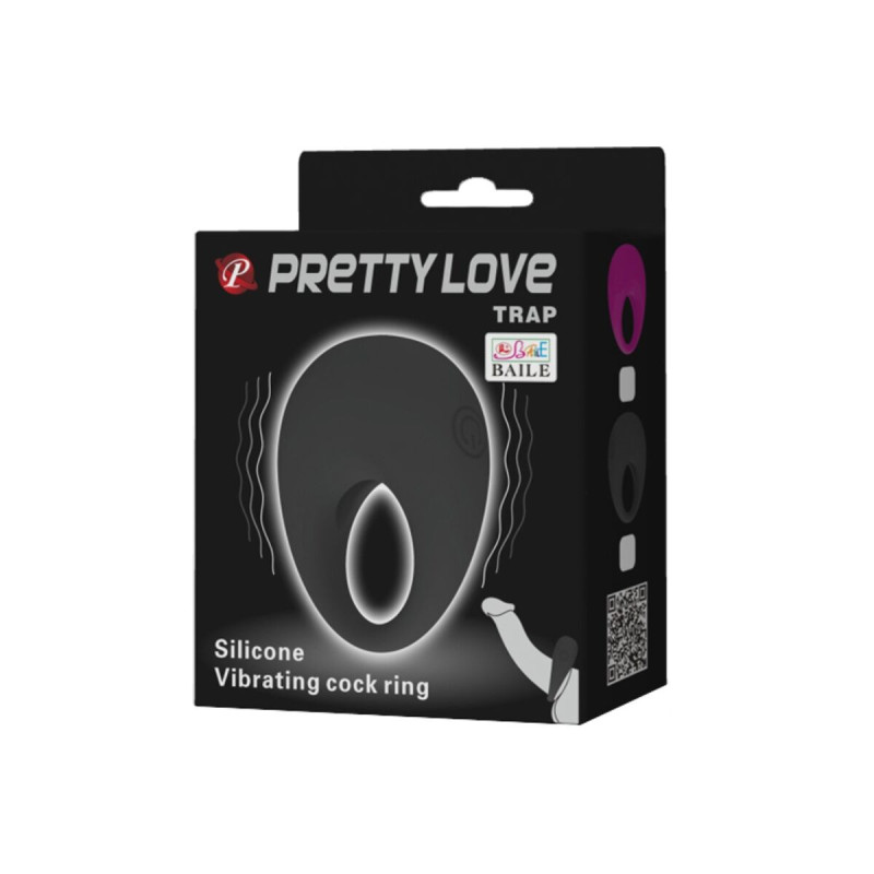Pretty Love - Trap Anillo Vibrador Negro | Vybes.it