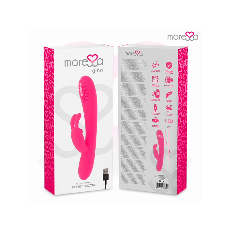 Moressa - Gino Tickling Vaginal Premium Silicone Recargable |