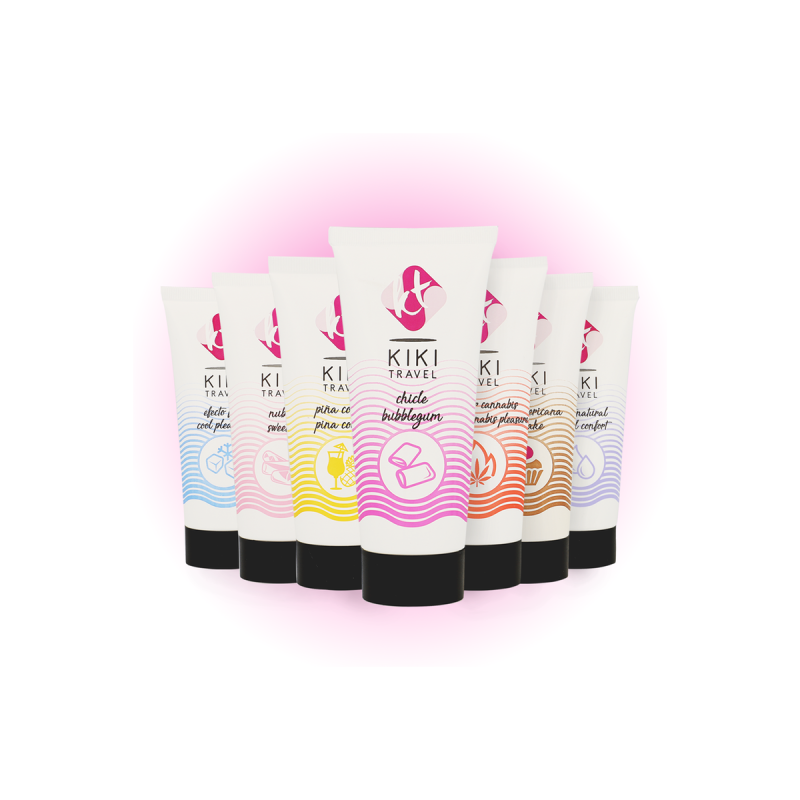 KIKÍ TRAVEL - BUBBLEGUM LUBRICANT 50 ML - With delicious flavors
