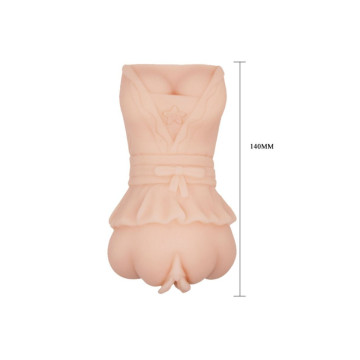 Crazy Bull - Masturbador Water Skin Vagina Con Balas Vibradoras |