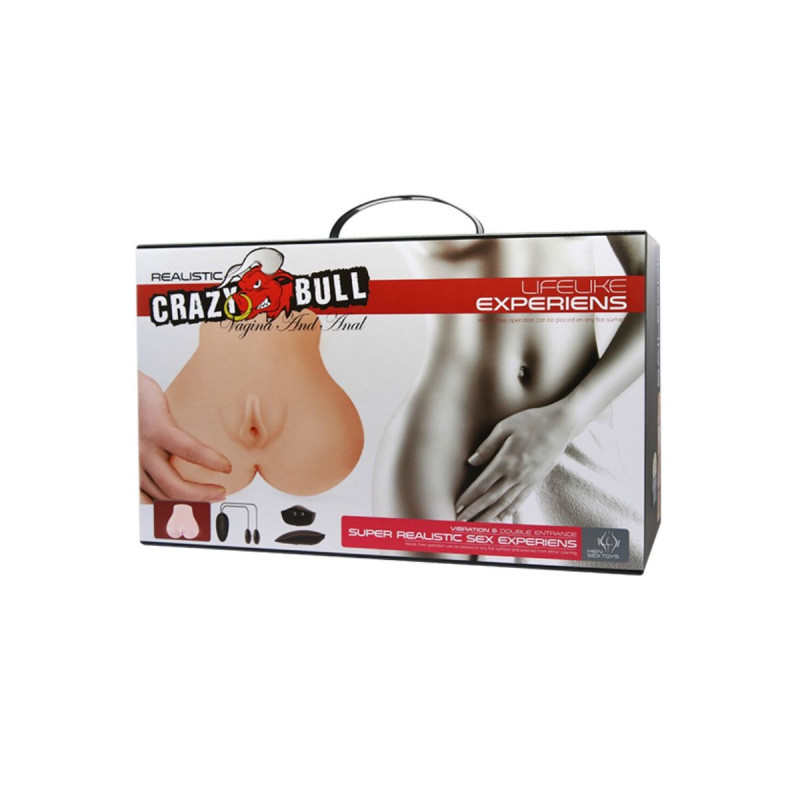 Crazy Bull - Vagina Y Ano Realísticos Con Vibración Posición 7 |