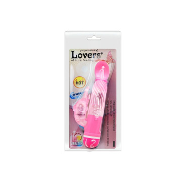 Baile - Vibrador Multivelocidad Con Estimulador Rosa | Vybes.it