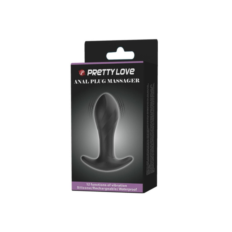 Pretty Love - Vibrador Anal Negro | Vybes.it