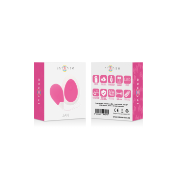 Intense - Vibrateur Jan Egg Télécommande Rose | Vybes.it