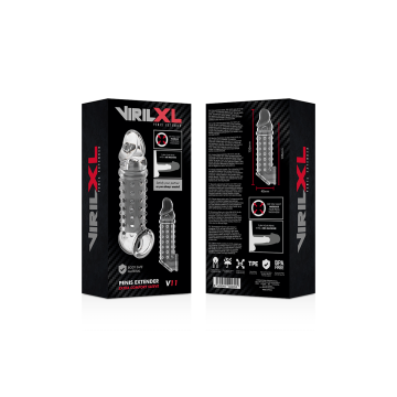 Virilxl - Extensión Y Funda De Pene V11 Transparente | Vybes.it
