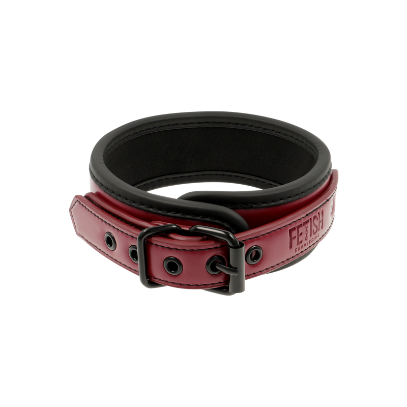 Fetish Submissive Dark Room - Collar Con Cadena Con Forro De