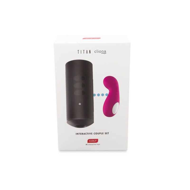 Kiiroo - Titan Y Cliona Set Parejas Lila | Vybes.it