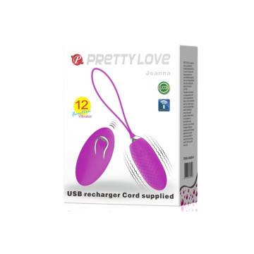 Pretty Love - Joanna Oeuf Vibrant Télécommande 12 Modes | Vybes.it