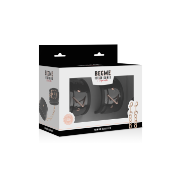Begme - Black Edition Esposas Para Manos Con Forro De Neopreno |
