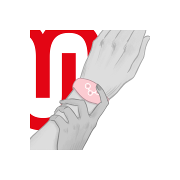 WATCHME - WIRELESS TECHNOLOGY WATCH SOFT PINK - Remote control