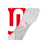 WATCHME - MONTRE À TECHNOLOGIE SANS FIL ROSE TENDRE - Télécommande