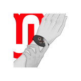 WATCHME - MONTRE À TÉLÉCOMMANDE À TECHNOLOGIE SANS FIL JET ET CUIVRE