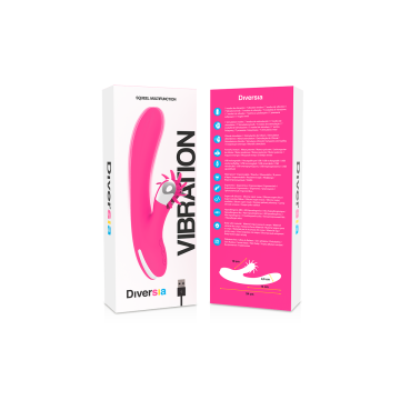 DIVERSIA - LAPIN VIBRANT 24 CM - Rotateurs vibrants | Vybes.it