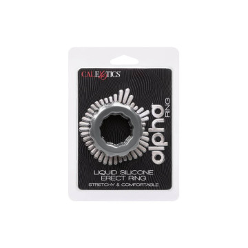 CALEXOTICS - ALPHA ERECT RING GRAU - Cockringe ohne Vibration