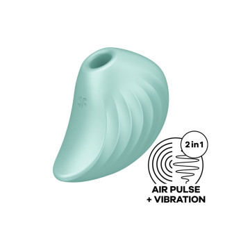 Satisfyer - Pearl Diver Stimulator Und Vibrator Grün | Vybes.it