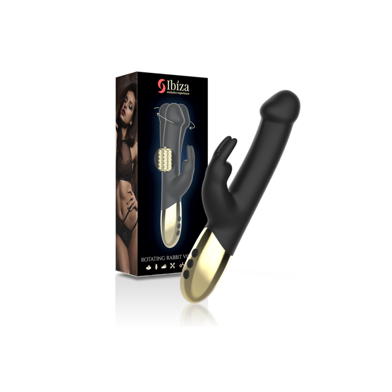 IBIZA - ROTATING RABBIT VIBRATOR - IBIZA TECHNOLOGY - Rotators and vi…